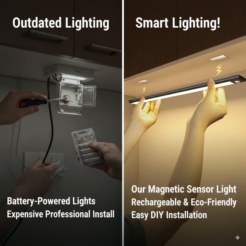 SmartGlow™ — USB Rechargeable Motion Sensor LED Light