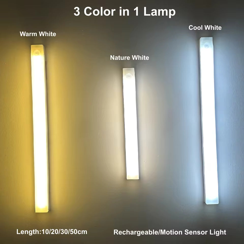 SmartGlow™ — USB Rechargeable Motion Sensor LED Light